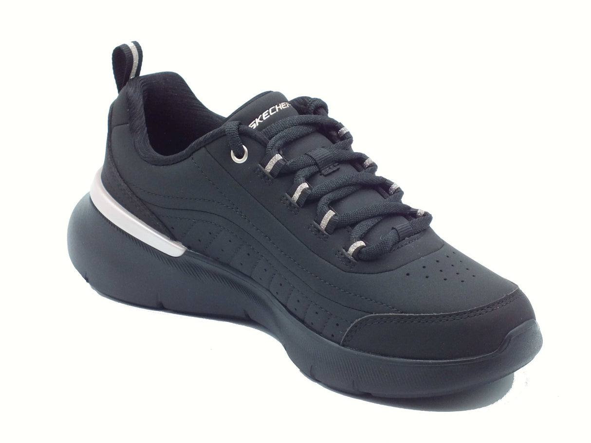 Skechers Skechers 150373 Skech-Air Dynamight Black Rosee Scarpe Sportive per Donna in ecopelle nero e rosa Black Rose