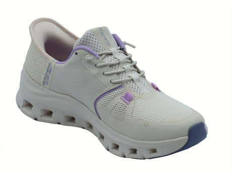 Skechers Skechers 150420 Glide Step Pro Nat Multi Scarpe Slip-On per Donna in tessuto naturale fuxia Nat Multi