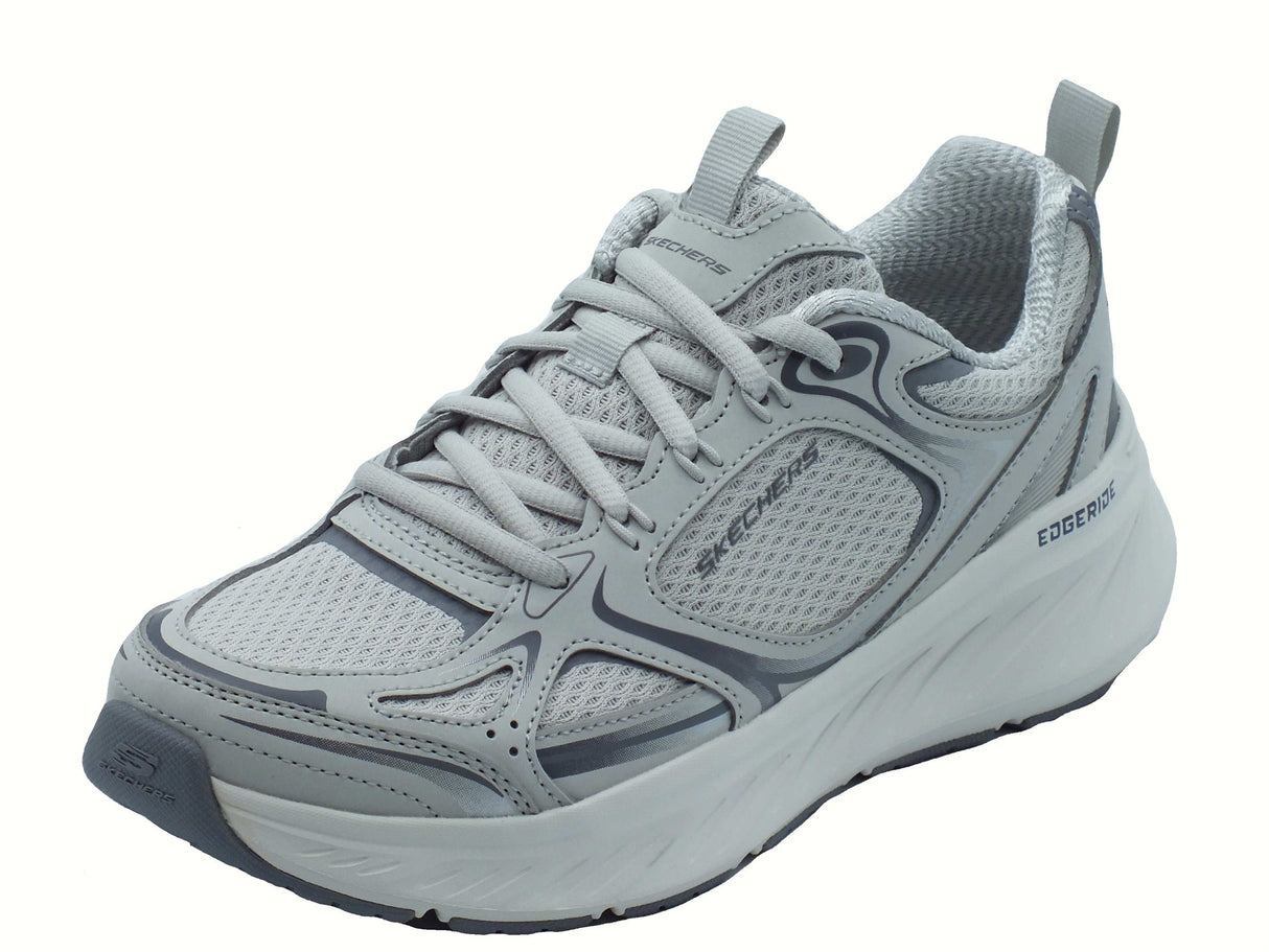 Skechers Skechers Vegan 150475 Edgeride Silver Ecplipse Gray Scarpe Sportive per Donna in tessuto bianca Gray
