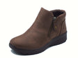 Skechers Skechers 158952 Fall in Bloom Chocolate Tronchetti per Donna in ecopelle testa di moro con lampo Chocolate