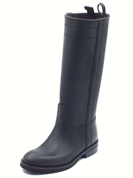 Stelio Malori STM - Stelio Malori 614 Sullivan Nero Stivali per Donna in pelle nera Nero