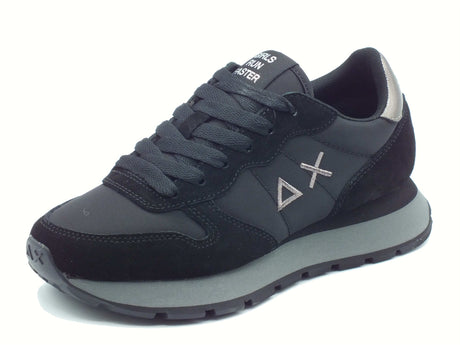SUN68 SUN68 Z45202 Ally Gold Silver Nero Grigio Scarpe Sportive per Donna nabuk e tessuto Nero