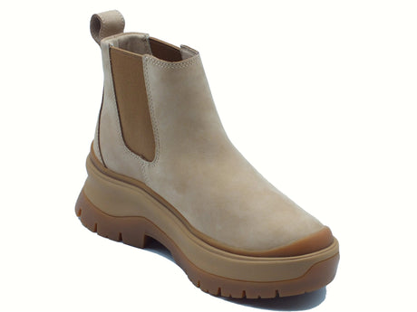 Timberland Timberland 0A28XM Roxie Lane Chelsea Light Beige Scarponcini per Donna in nabuk Light Beige