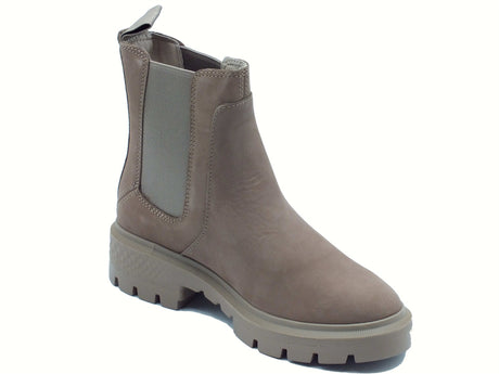 Timberland Timberland 0A41EW Cortina Valley Chelsea Boot Taupe Scarponcini per Donna in nabuk Taupe