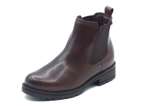 Valleverde Valleverde Tronchetti con tacco Donna 17150 Nappa Marrone pelle marrone Marrone