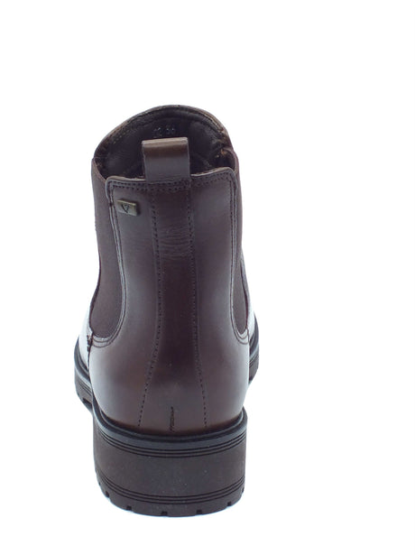 Valleverde Valleverde Tronchetti con tacco Donna 17150 Nappa Marrone pelle marrone Marrone