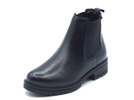 Valleverde Valleverde Tronchetti con tacco Donna 17150 Nappa Nero pelle nero Nero