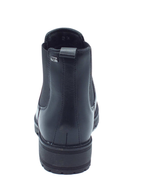 Valleverde Valleverde Tronchetti con tacco Donna 17150 Nappa Nero pelle nero Nero
