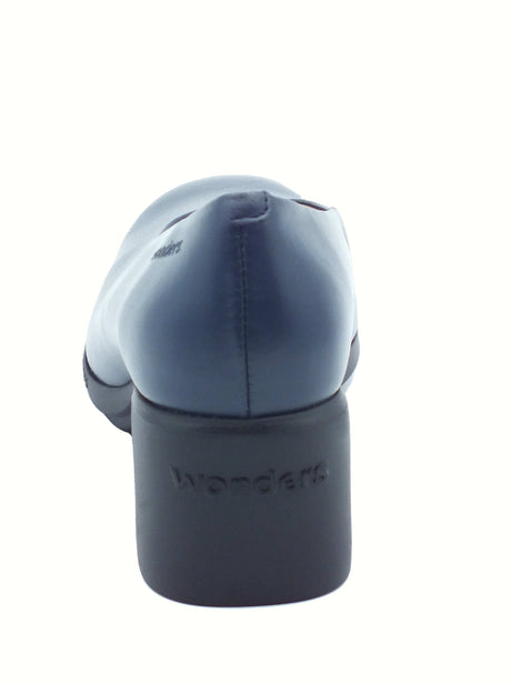 Wonders Wonders H-6701 ReGhost Nature Noche Decoltè per Donna in pelle blu notte tacco medio Noche