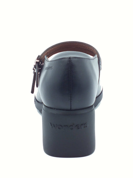 Wonders Wonders H-6703 ReGhost Iseo Negro Decoltè per Donna in pelle con tacco medio Negro
