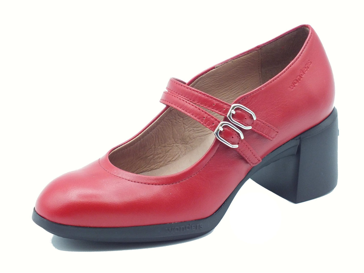 Wonders Wonders H-6703 ReGhost Iseo Rubi Decoltè per Donna in pelle con tacco medio Rubi