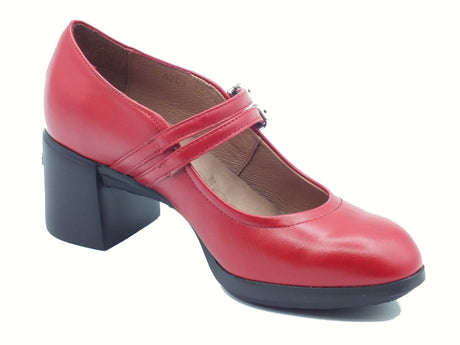 Wonders Wonders H-6703 ReGhost Iseo Rubi Decoltè per Donna in pelle con tacco medio Rubi