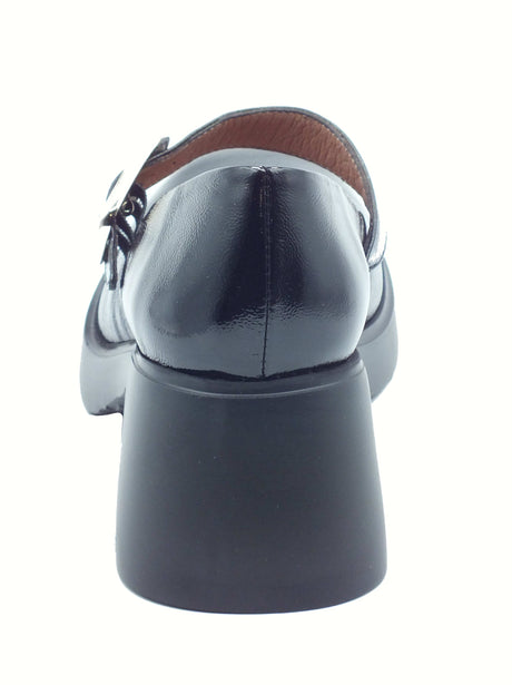 Wonders Wonders H-7122 Flytres Lack Negro Decoltè per Donna in pelle con tacco medio Negro