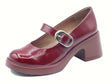 Wonders Wonders H-7122 Flytres Lack Vino Decoltè per Donna in pelle con tacco medio Vino