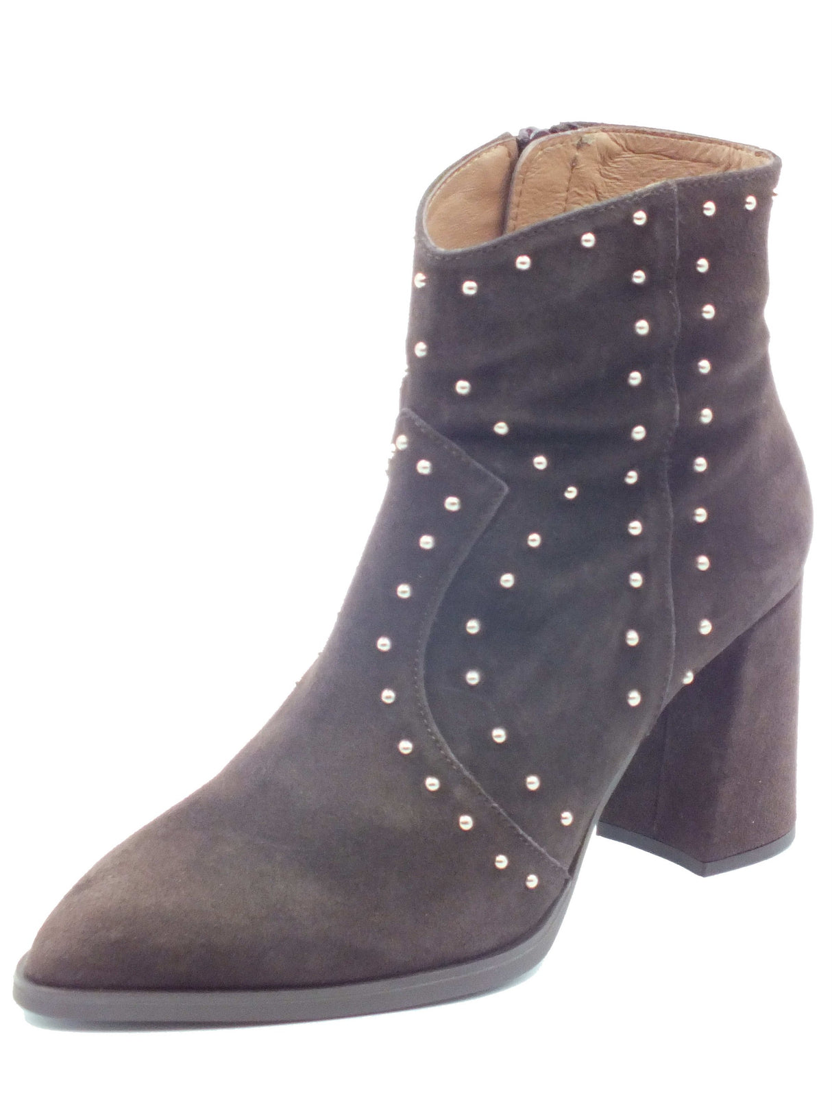 Wonders Scarpe Donna - Tronchetti con tacco Wonders M-5431 Luxe Testa Marrone