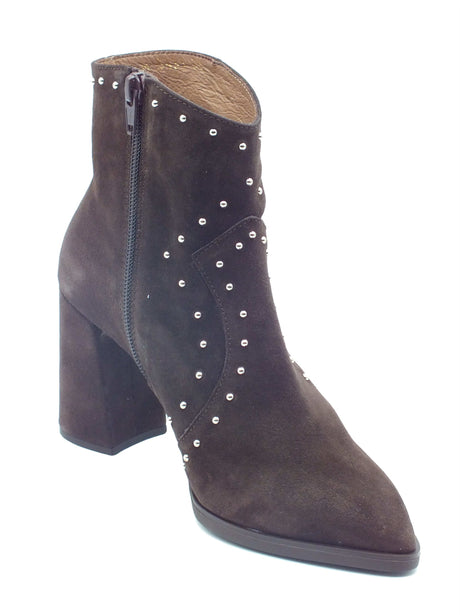 Wonders Scarpe Donna - Tronchetti con tacco Wonders M-5431 Luxe Testa Marrone