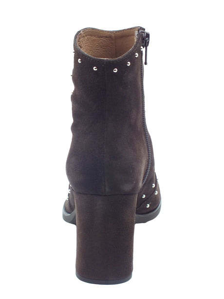 Wonders Scarpe Donna - Tronchetti con tacco Wonders M-5431 Luxe Testa Marrone