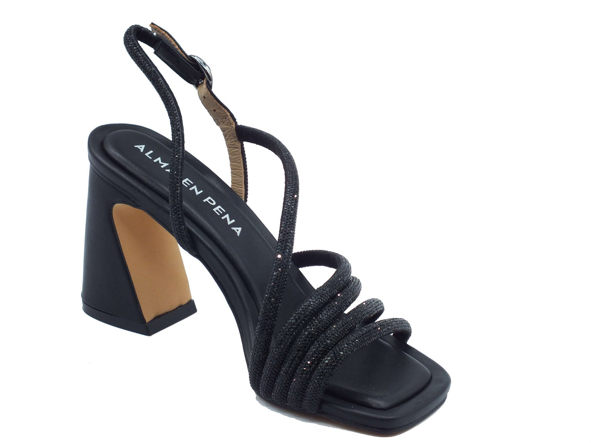 Alma en Pena Alma en Pena Sandali tacco alto Donna V262350 Napa Black sintetico nero Black