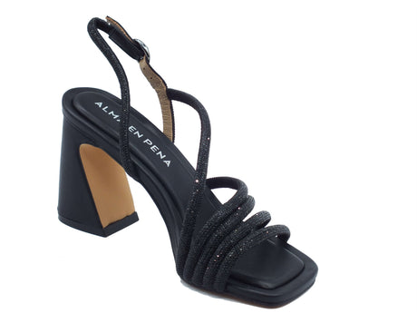 Alma en Pena Alma en Pena Sandali tacco alto Donna V262350 Napa Black sintetico nero Black