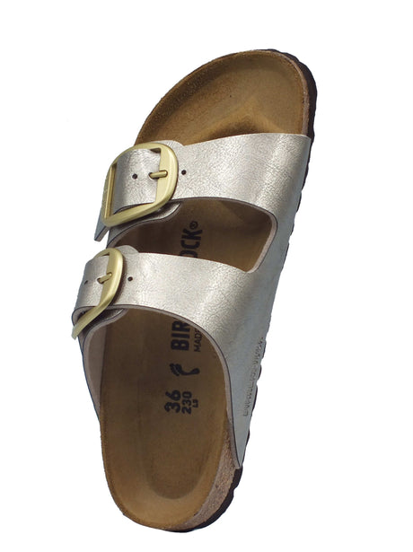 Birkenstock Scarpe Donna - Sandali zeppa bassa Birkenstock 1020882 Arizona Big Buckle Graceful Taupe Taupe