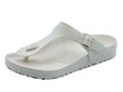 Birkenstock Birkenstock Infradito zeppa bassa Donna 1031278 Gizeh EVA Eggshell gomma bianco Eggshell