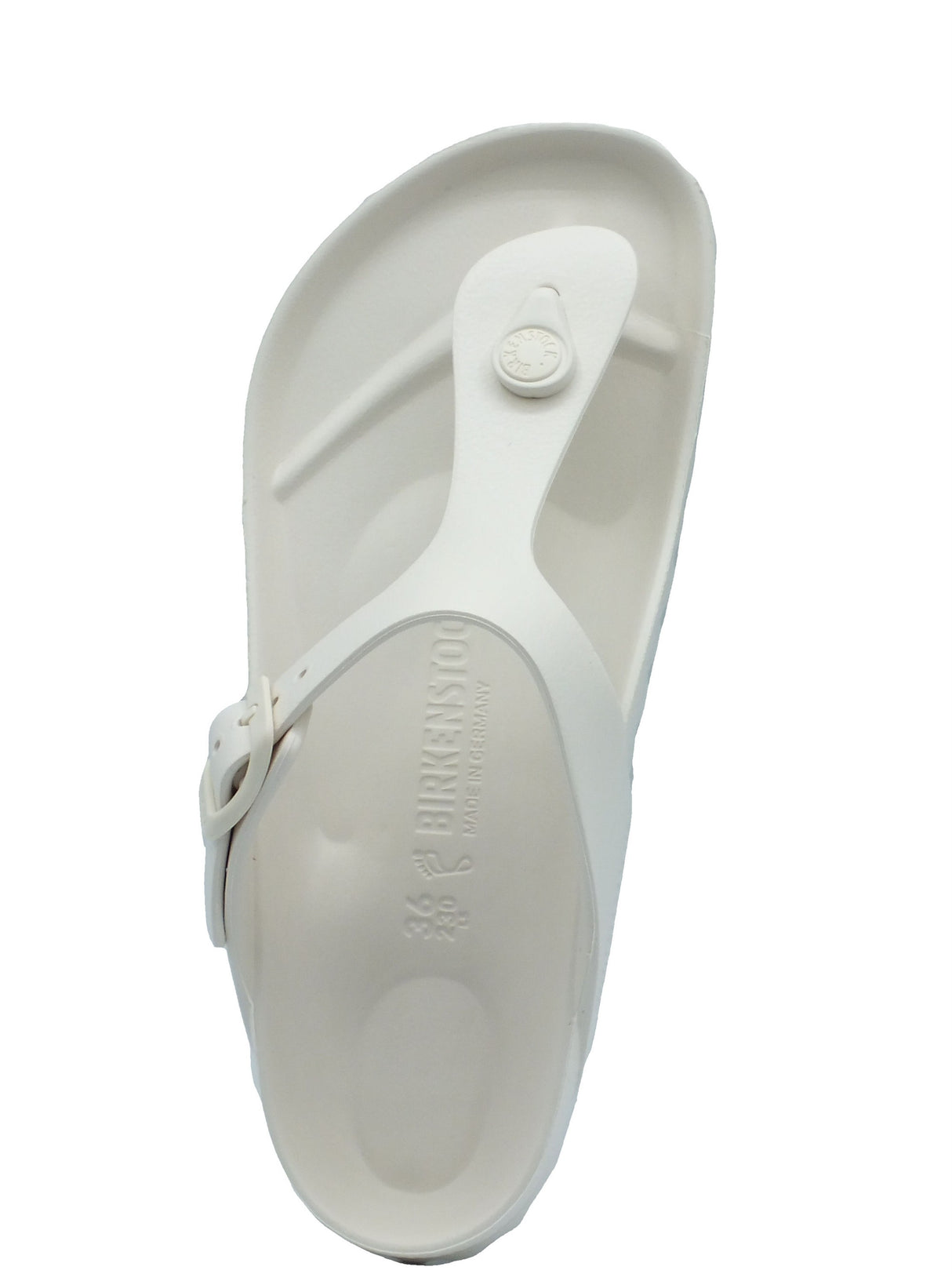 Birkenstock Birkenstock Infradito zeppa bassa Donna 1031278 Gizeh EVA Eggshell gomma bianco Eggshell