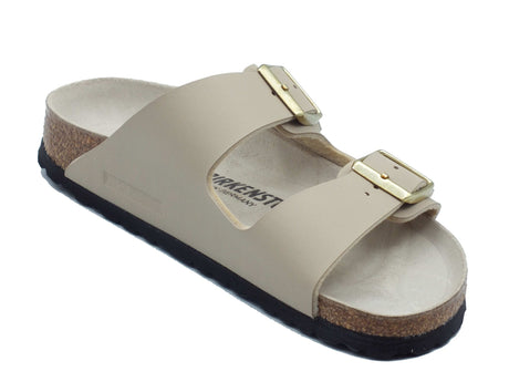 Birkenstock Birkenstock Sandali zeppa bassa Donna 1031438 Arizona BS Triples Sandcastle sintetico beige Sandcastle
