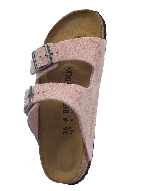 Birkenstock Birkenstock Sandali zeppa bassa Donna 1031651 Arizona BS Pink Clay pelle rosa Pink Clay