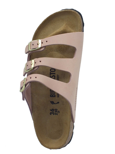 Birkenstock Birkenstock Sandali zeppa bassa Donna 1031813 Florida Fresh Soft Pink pelle rosa Pink