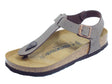 Birkenstock Infradito Birkenstock per donna in ecopelle mocca mocca