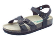 BioNatura BioNatura Sandali zeppa bassa Donna 11A2368 Imb Crazy Caffe pelle marrone Caffè