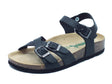 BioNatura BioNatura Sandali zeppa bassa Donna 11A2368 Imb Crazy Nero pelle nero Nero