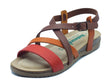BioNatura BioNatura Sandali zeppa bassa Donna 34A2044 Imb Toronto pelle multicolore Toronto