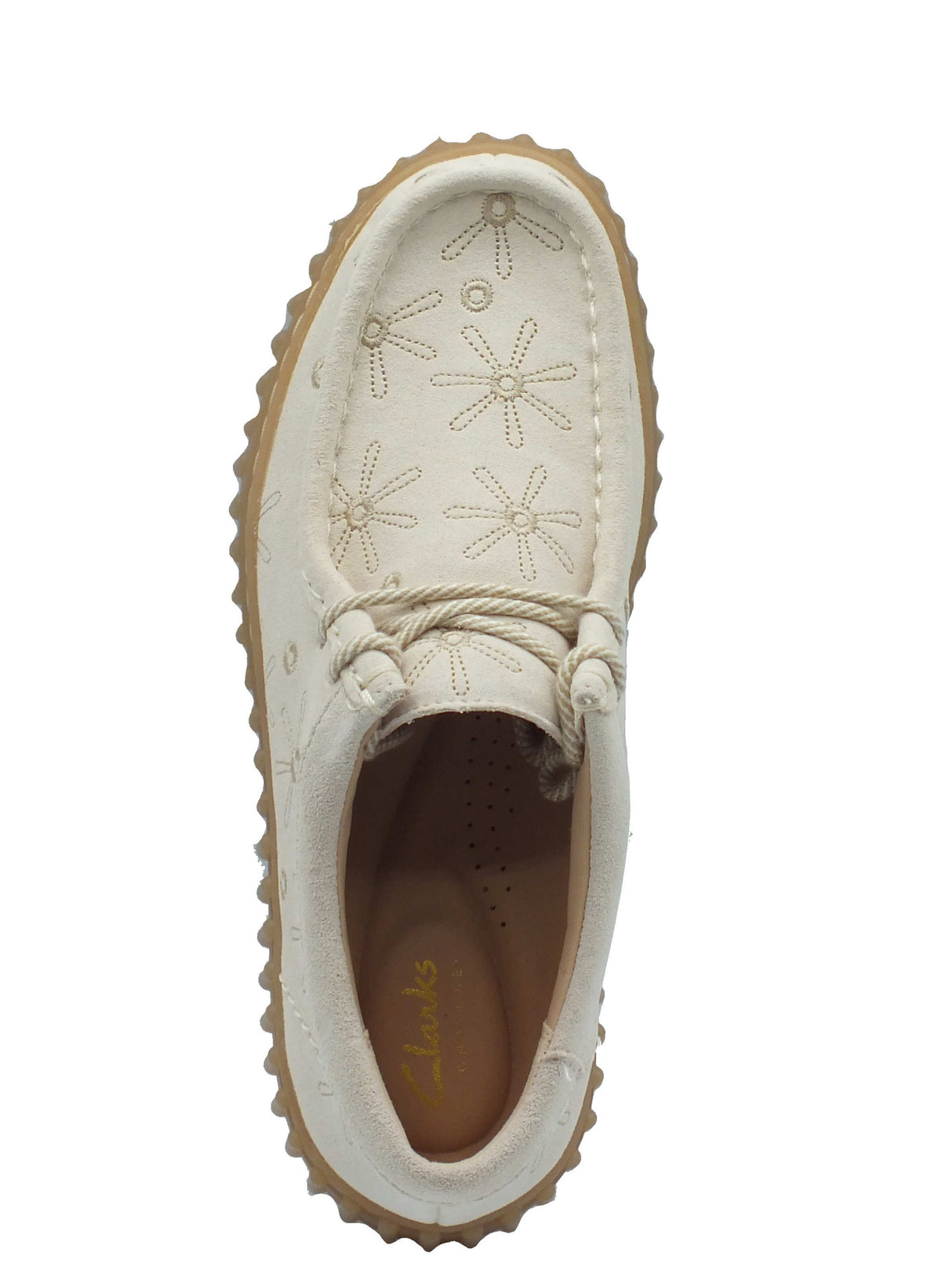Clarks Clarks Sneakers Donna Torhill Bee Cream Interest pelle beige Cream Interest