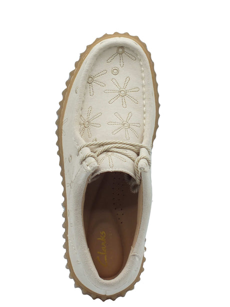 Clarks Clarks Sneakers Donna Torhill Bee Cream Interest pelle beige Cream Interest