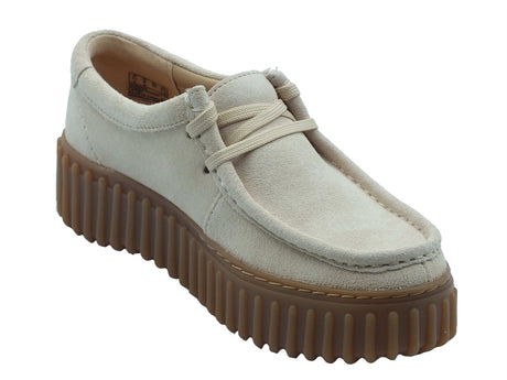 Clarks Clarks Sneakers Donna Torhill Bee Ecru pelle beige Beige