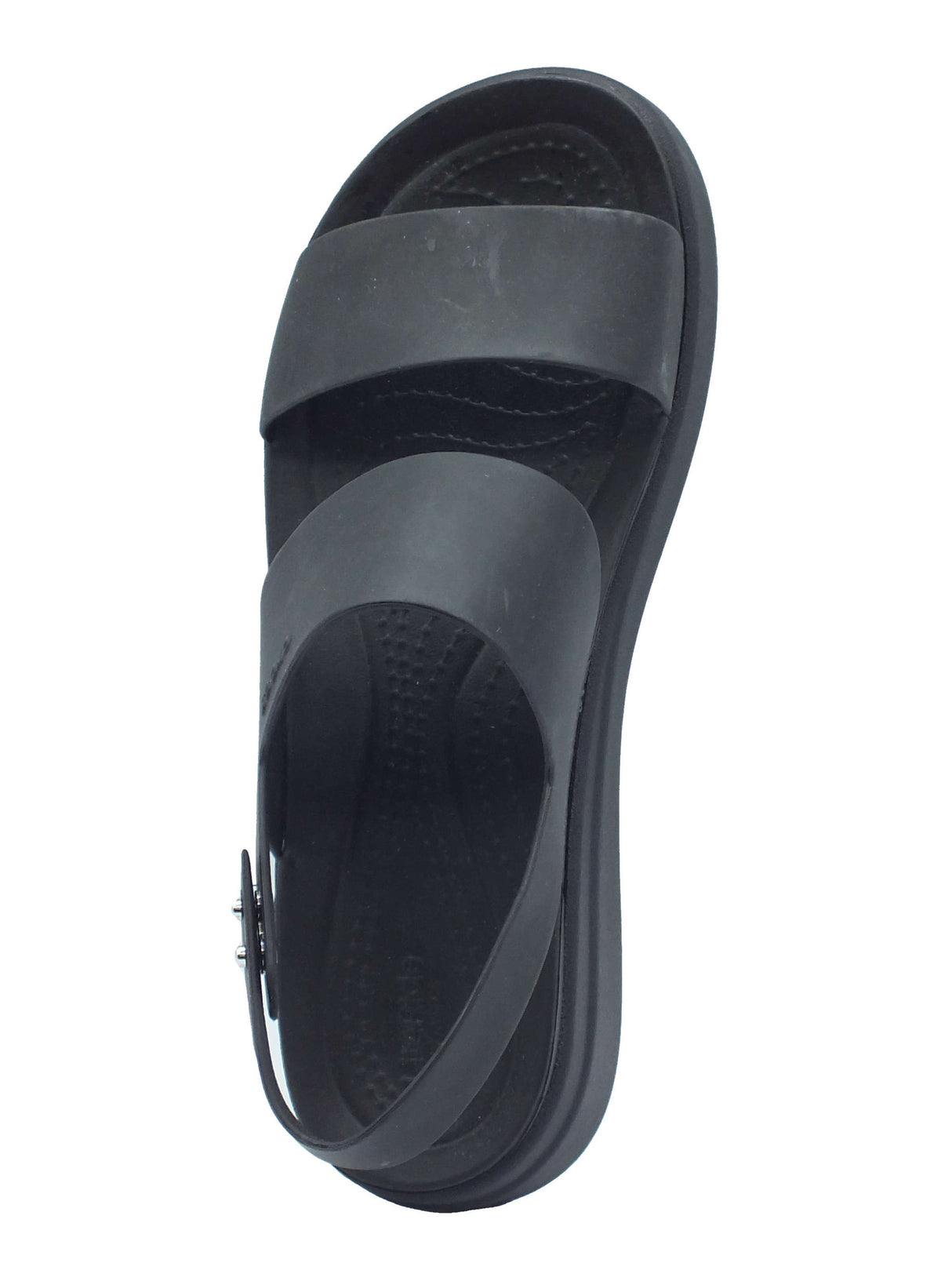 Crocs Crocs Sandali zeppa alta Donna 206453 Brooklyn Low Wedge Black gomma nero Black