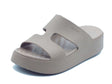 Crocs Crocs Sandali zeppa alta Donna 209409 Getaway platform Brown gomma marrone Brown
