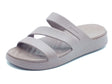 Crocs Crocs Sandali zeppa bassa Donna 209587 Getaway Strappy Marrone gomma marrone Marrone