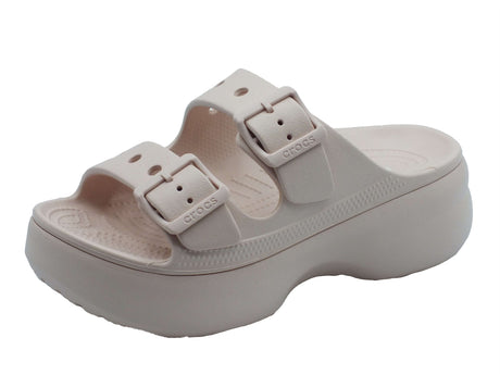 Crocs Crocs Sandali zeppa alta Donna 212880 Saturday Platform Rosa gomma rosa Rosa