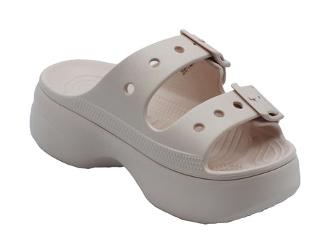 Crocs Crocs Sandali zeppa alta Donna 212880 Saturday Platform Rosa gomma rosa Rosa