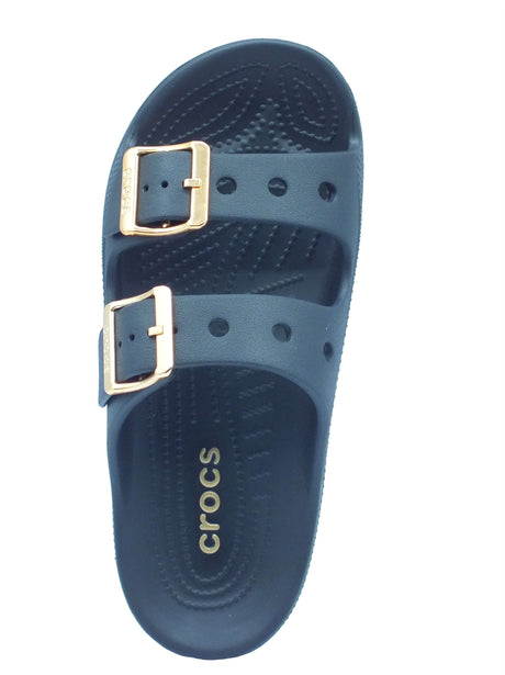 Crocs Crocs Ciabatte Donna 213316 saturday metallic black gomma nero black