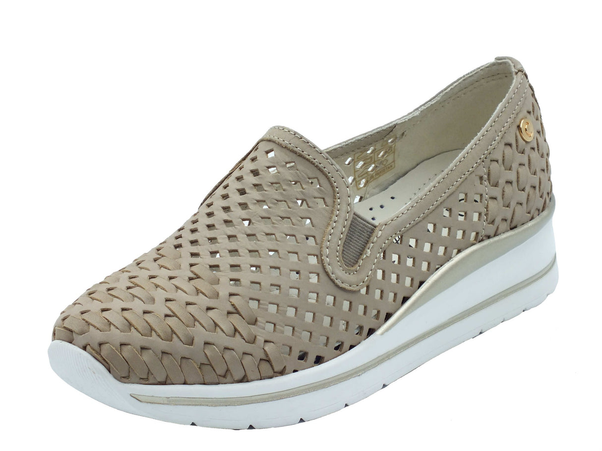 Cinzia Soft Cinzia Soft Mocassini Donna IV2014846C Conchiglia pelle beige Conchiglia