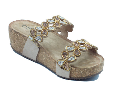 Cinzia Soft Cinzia Soft Sandali zeppa bassa Donna CI1003 Grey sintetico grigio Grey