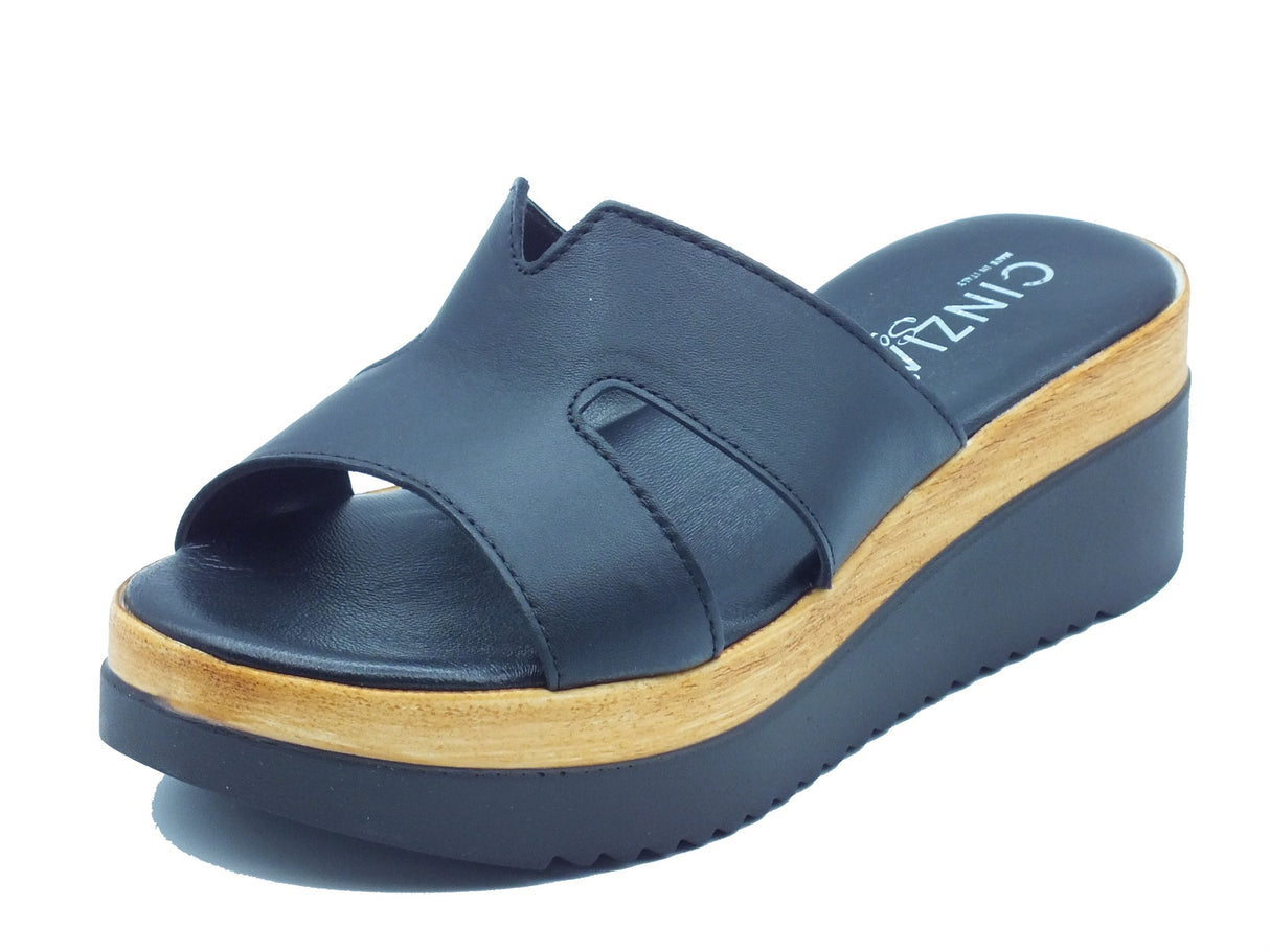 Cinzia Soft Cinzia Soft Sandali zeppa alta Donna IAF343281 Nero pelle nero Nero