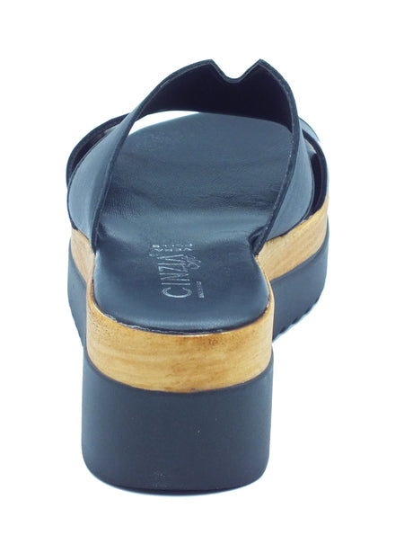 Cinzia Soft Cinzia Soft Sandali zeppa alta Donna IAF343281 Nero pelle nero Nero