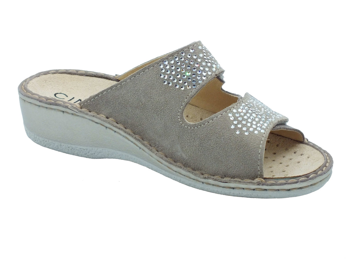 Cinzia Soft Cinzia Soft Ciabatte Donna IM241214 Malto pelle grigio Malto