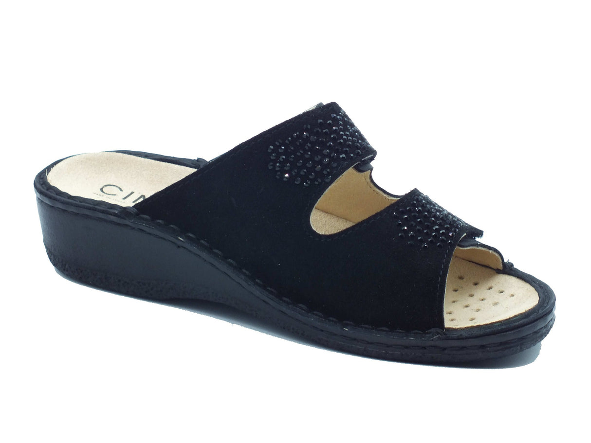 Cinzia Soft Cinzia Soft Ciabatte Donna IM241214 Nero pelle nero Nero