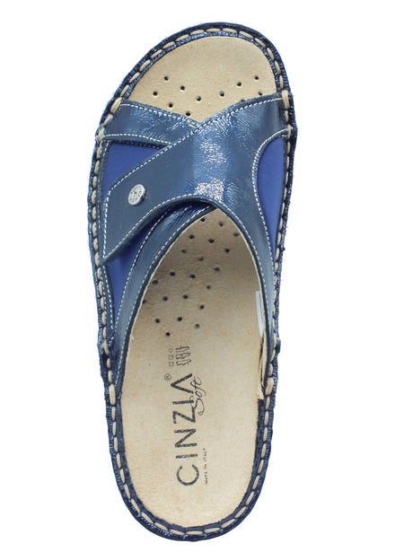 Cinzia Soft Cinzia Soft Ciabatte Donna IM24200 Blu pelle blu Blu