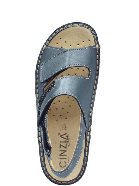 Cinzia Soft Cinzia Soft Sandali zeppa bassa Donna IM2812HCV Nero pelle nero Nero
